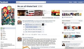 'We are all Khaled Said' English Facebook Page