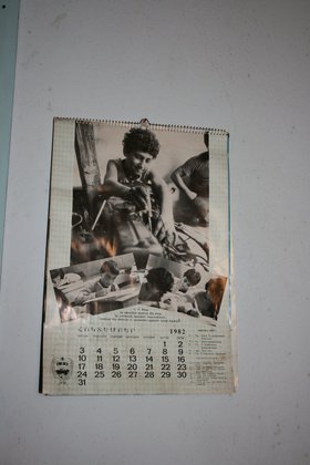 Armenian Red Cross Calendar from October 1982.