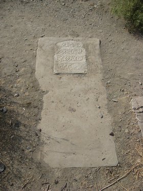 Ali Mirdrakvandi's grave, Borujerd, 2012.