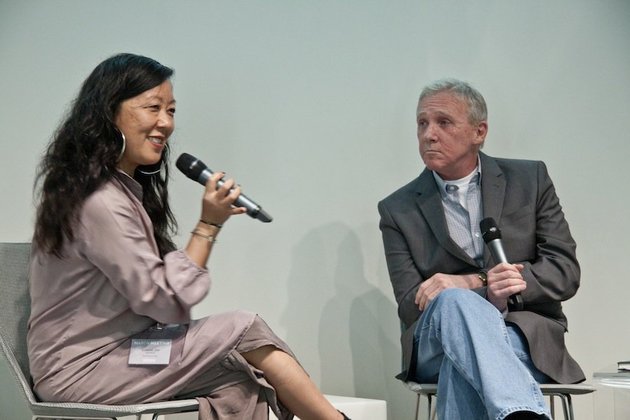 Eungie Joo and William Wells, Sharjah Art Foundation's March Meeting, 17 - 19 March 2012. Courtesy of Sharjah Art Foundation.