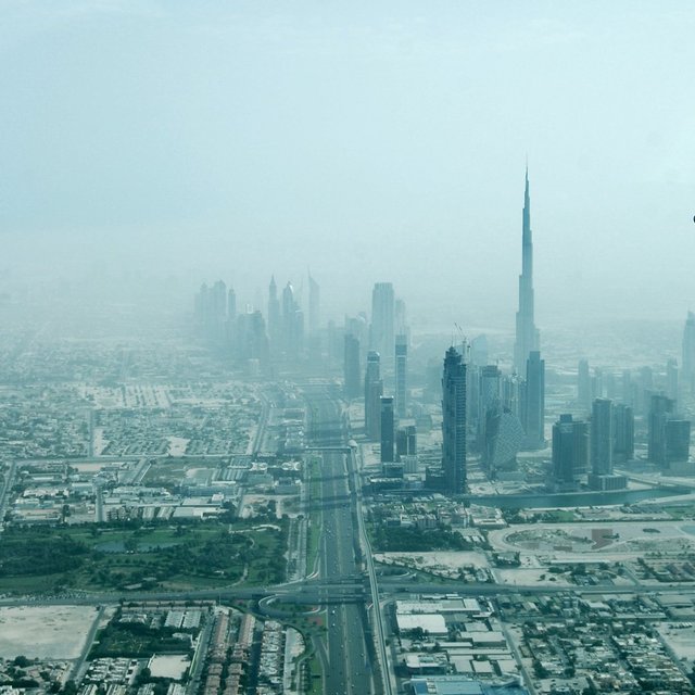 Nadia Mounajjed, Birdseye view of Dubai, April 2011. Photograph © Nadia Mounajjed.