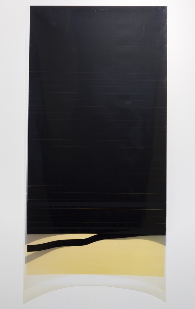 Caline Aoun, Untitled, 2013, unique inkjet print on Permajet transfer film, 610 x 1210 mm.