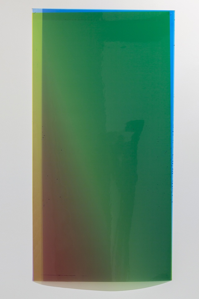 Caline Aoun, Untitled, 2013, Unique inkjet print on Permajet transfer film, 610 x 1085 mm.