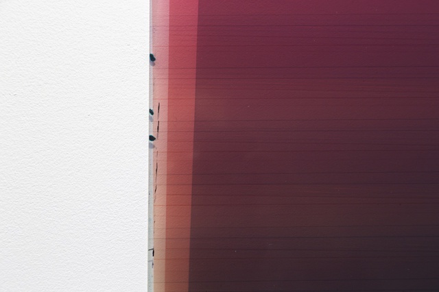 Caline Aoun, Untitled, 2013, unique inkjet print on Permajet transfer film, 610 x 1170 mm (detail).