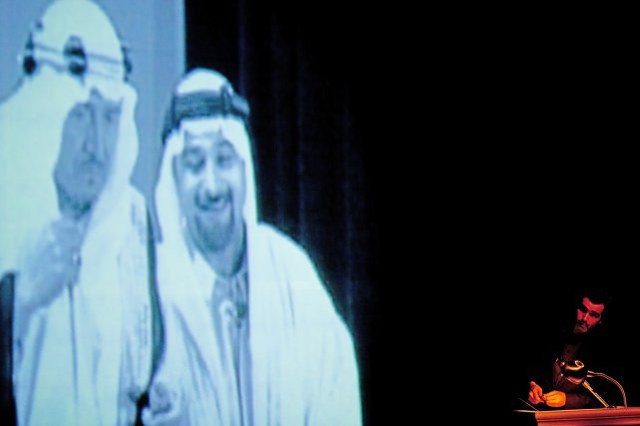 The Speaker's Progress, 2011. Written and Directed by Sulayman Al Bassam, SABAB Theatre.