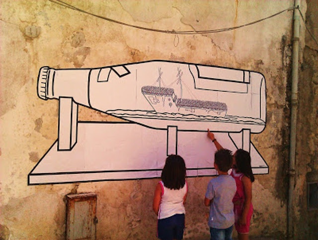 Gec, ‘The raft of Lampedusa’- homage to Gericault, 2011 Favara, Sicily, Italy. 