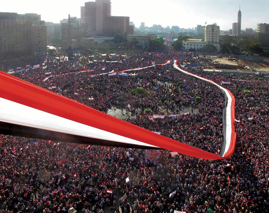 Friday of Victory, Tahrir Square, Cairo, Egypt, February 2011.
