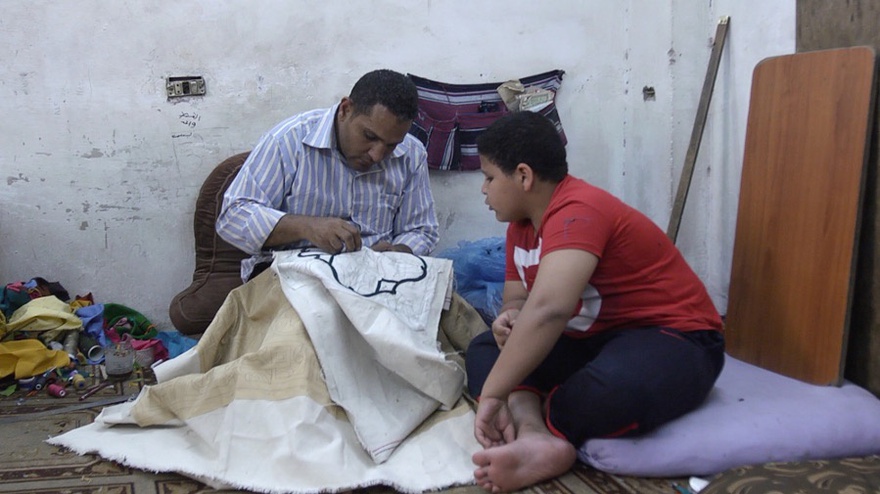 Hany Abd El-Khader with Ahmed.