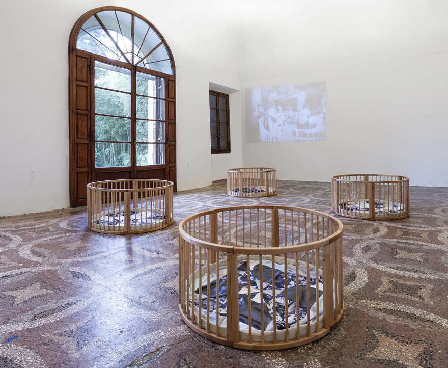 Exhibition view, Swaddling the Baby, 2015, Villa Romana, Florence.