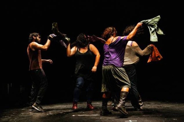 Zoukak Theatre Company, The Battle Scene, 2015. The Flagellation: A Battle.