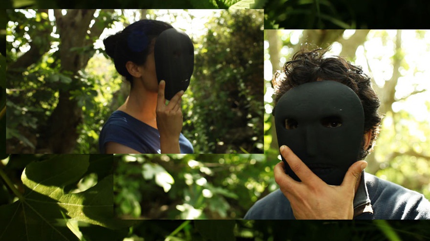 Basel Abbas and Ruanne Abou-Rahme, And Yet My Mask Is Powerful (still), 2016. Single-channel HD video, 2-channel sound.