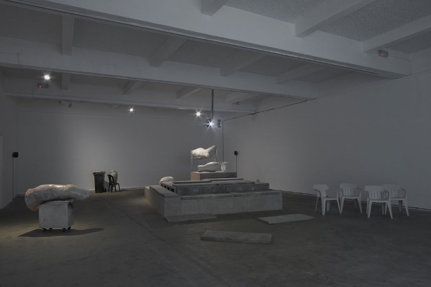 Jumana Manna. Installation view, Chisenhale Gallery, 2015. Co-commissioned by the Sharjah Art Foundation and Chisenhale Gallery with Malmö Konsthall and the Biennale of Sydney.