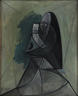 Pablo Picasso, Buste de Femme, 1942, oil on canvas. 