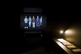 Joana Hadjithomas and Khalil Joreige, A Letter Can Always Reach its Destination, 2012, video installation, installation view, Art Dubai, 2012. Courtesy of the artists and Abraaj Capital Art Prize. 