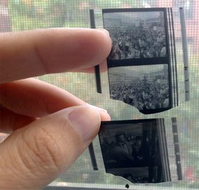 Discarded frames from prints of the feature Gunah [https://pad.ma/BVA/player/A] and a newsreel on the 1978 coup dʼétat [https://pad.ma/BSU/player/00:06:42.480].