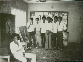 The free workshop in Aden, 1978.