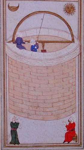 Azimuthal semicircle (dhât al-samt wa-'l-irtifâ') of Taqî al-Dîn.