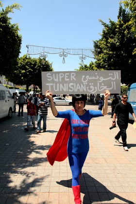 Moufida Fedhila as Super Tunisian.