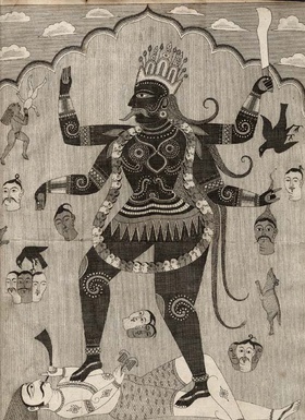 Icon of Yuga Purusha Kali.
