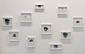 Lamia Joreige, Under-Writing Beirut – Mathaf (2013). Mixed-media installation, commissioned by the Sharjah Art Foundation. View of exhibition at Art Factum Gallery, Beirut.