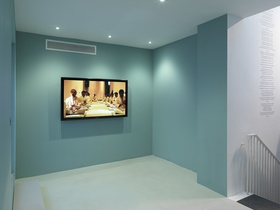 Wael Shawky, Dictums, installation view, Lisson Gallery, London, 2013.