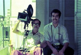 Mutea Ibraheim and Omar Mukhtar, Palestinian Film Unit, 1976, Beirut. Courtesy of WAFA agency.
