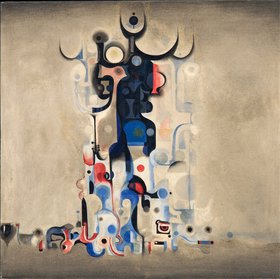 Ibrahim El-Salahi, Vision of the Tomb, 1965.