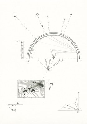 Timo Nasseri, details of O time thy Pyramids Book 1, 2012, pencil and ink on paper. Courtesy of the artist.