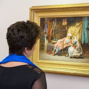 Photograph from the launch of East-West: The Art of Dialogue in London