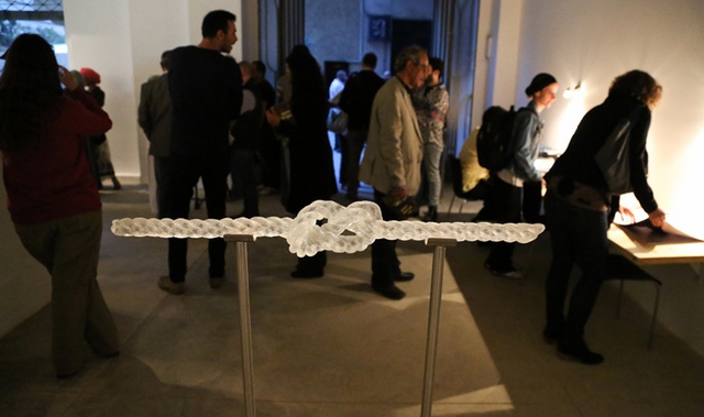 Hassan Khan, The Twist, 2012, and The Alphabet Book, 2006. Installation view, D-CAF 2014, Hassan Khan.