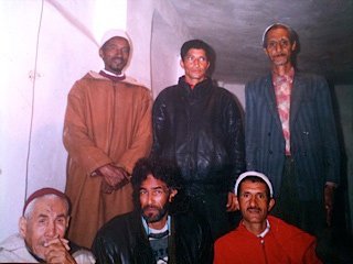 Al Azalia in a coffee shop at Djamaa el Fna square in Marrakech, 2012.