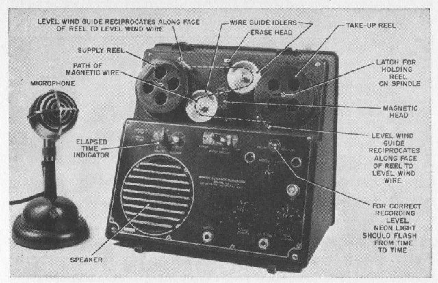 A Wire Recorder, Armour Research Foundation (Model 50). 