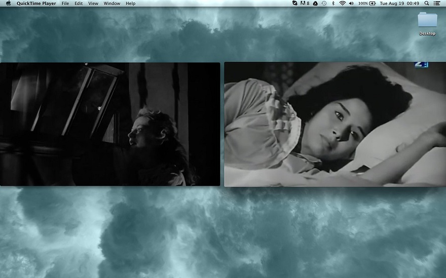 Screenshot of Amal and Lisa waking. 