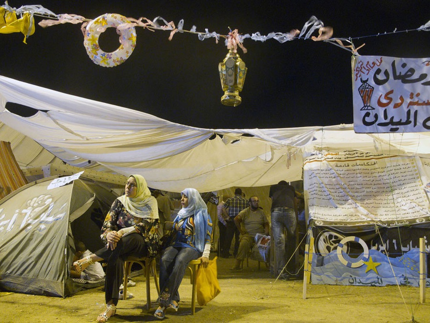 Tahrir square, July sit-in, Cairo, Egypt, 2011.