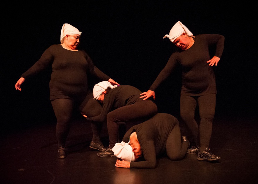 Bouchra Ouizguen, Ha!, performed at New York Live Arts, 2013.