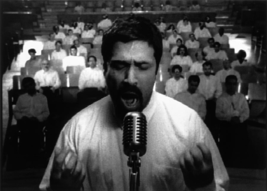 Shirin Neshat, Turbulent, 2000. Video still.