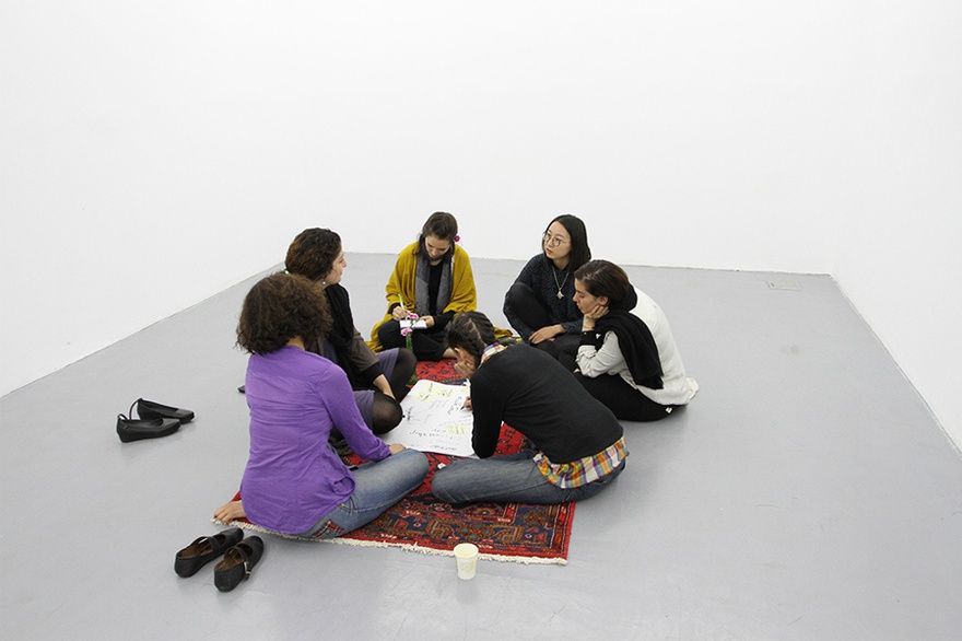 Group discussion project at Sazmanab, Tehran.