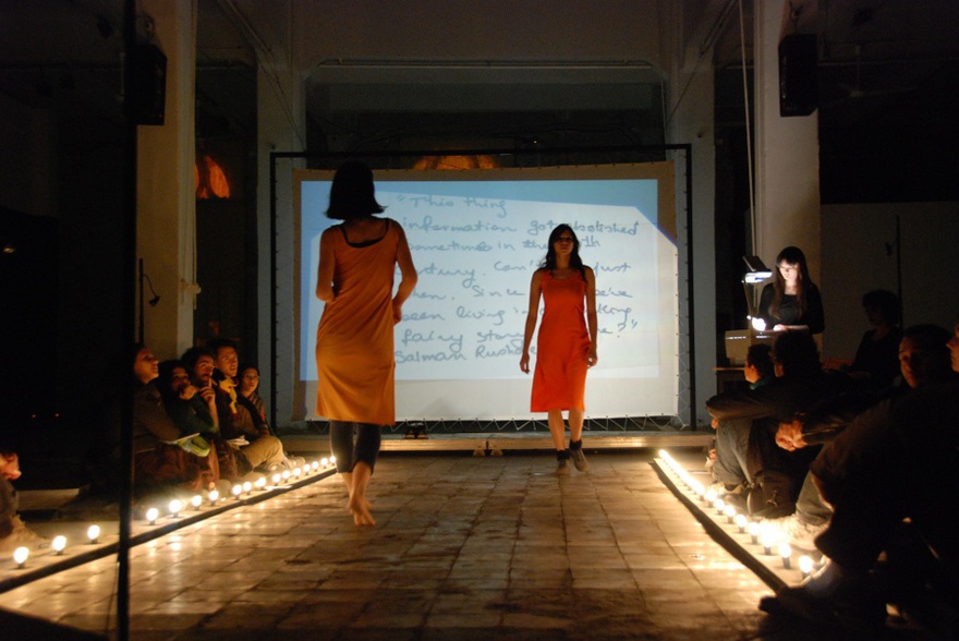 Adham Hafez Company, FRANKENSTEIN, 2009. Multimedia dance-based performance and installation. Photo by Ahmed Rouby.