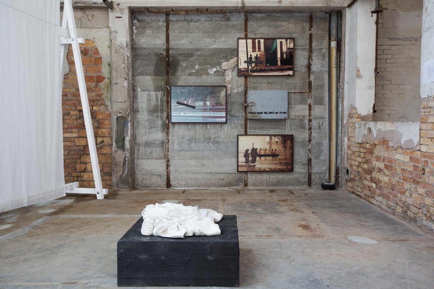 Reza Aramesh, Installation at Venice Biennale, 2015.