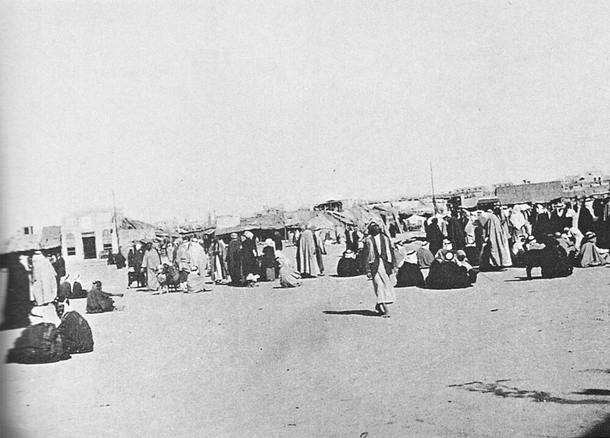 The Bedouin market in the Sahat al-Safat.