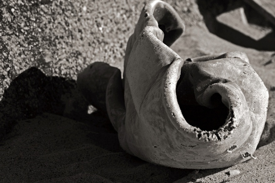 Washed up sculpture.