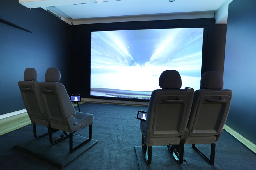 Ho Rui An, DASH (2016), Lecture and video installation with car seats and six synchronized screens.