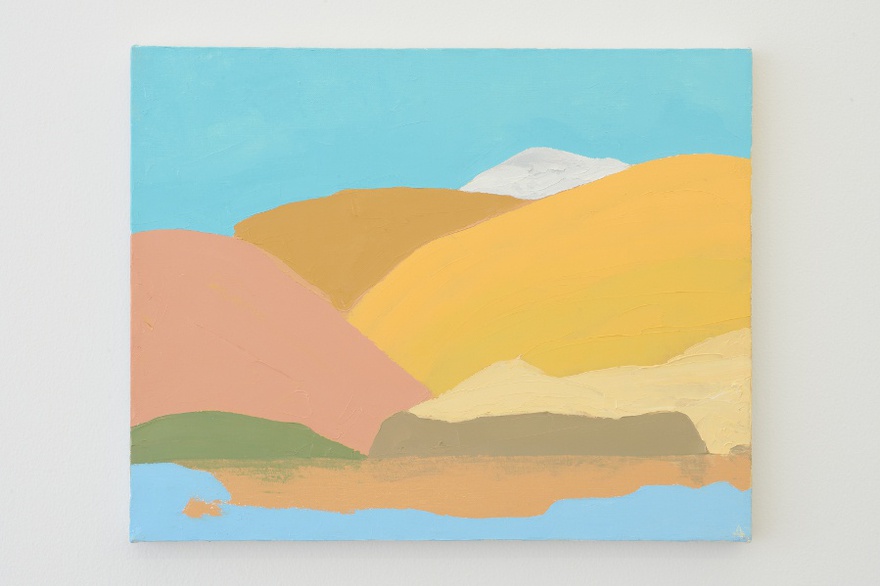 Etel Adnan, Untitled, ca.1995-2000, oil on canvas, 40 x 50cm.