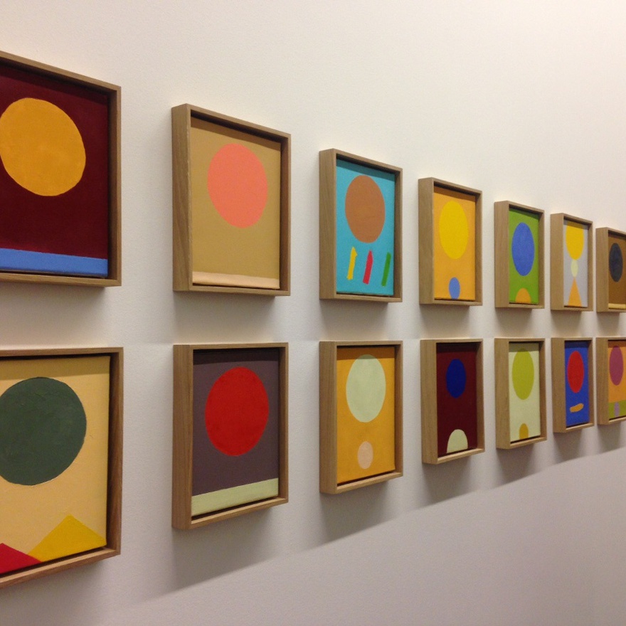 Etel Adnan, Le poids du monde (The Weight of the World), 2016. Installation view, Serpentine Sackler Gallery.